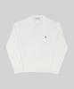 SELITIO Women'S Color Point Cable Collar Knit White