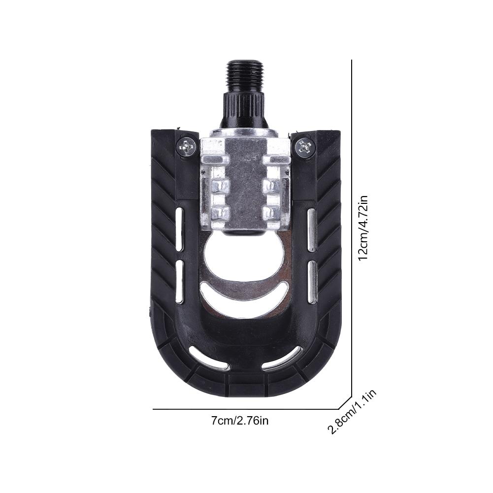 Bicycle Folding Pedals with Safety Reflective Sheet Bicycle Flat Pedals Non-Slip Universal Foldable Pedals Bicycle Accessories