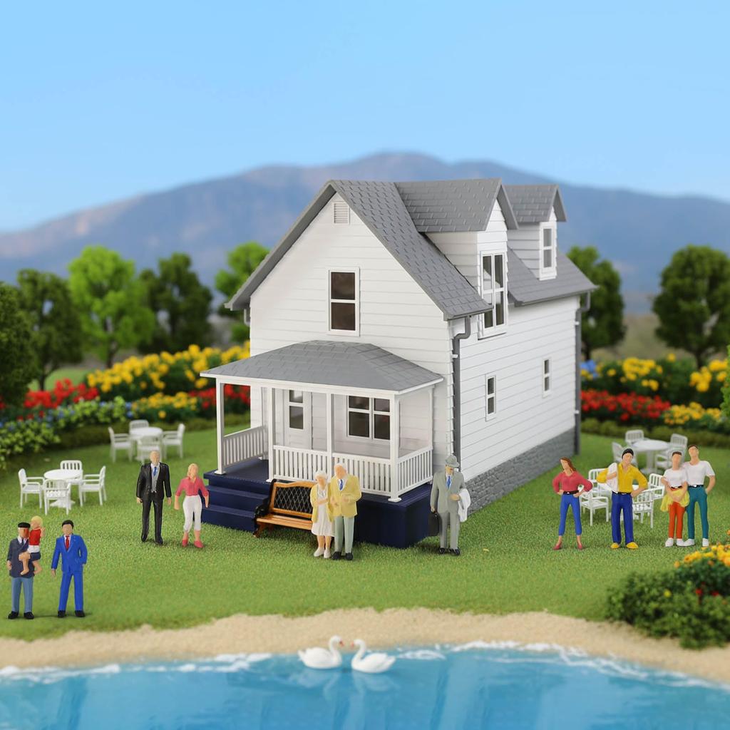 Set of 30 Scale Diorama Figures Painted for Railway Building and 143 (human Figures, Figures) Models, Models, Dioramas.