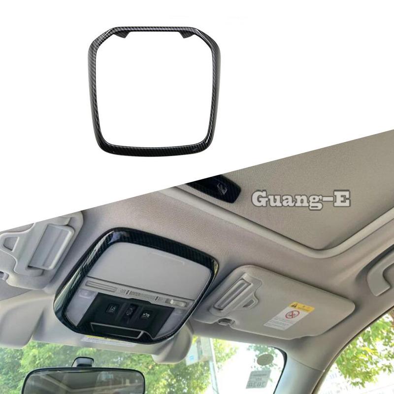 For Subaru Forester 2018     Sticker Styling Inner Cover Front Head Read Reading Switch Light Lamp Frame Trim