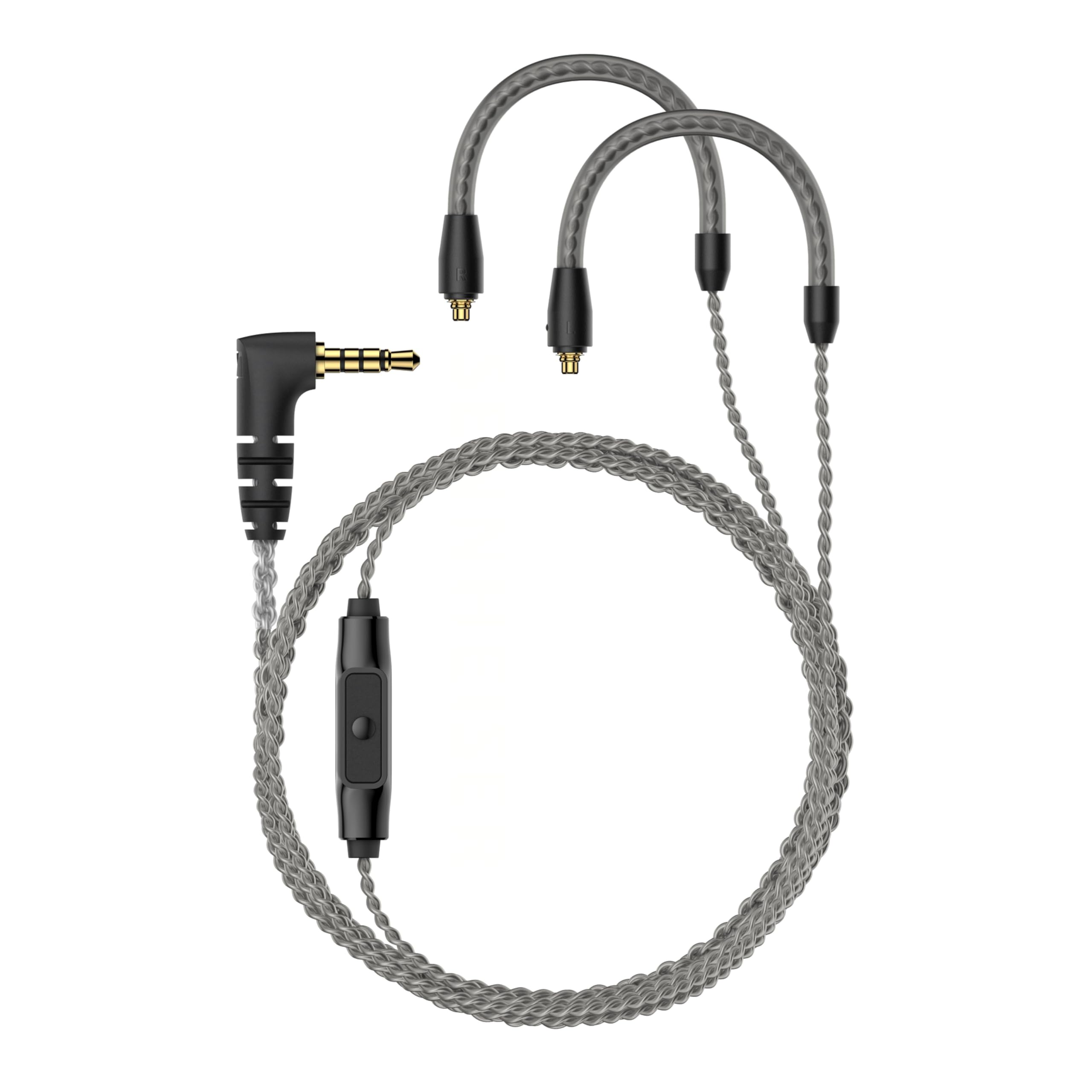 

Sennheiser IE Series MMCX Blade Cable with Stereo Mini 700259 Microphone, 3.5mm Plug, сірий колір