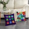 Game Geometry Cartoon Dash Pillow Cover Design Cushion Cover Decor Holiday Decorati