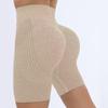 Seamless High-Waist Peach Lift Yoga Pants with Tummy Control