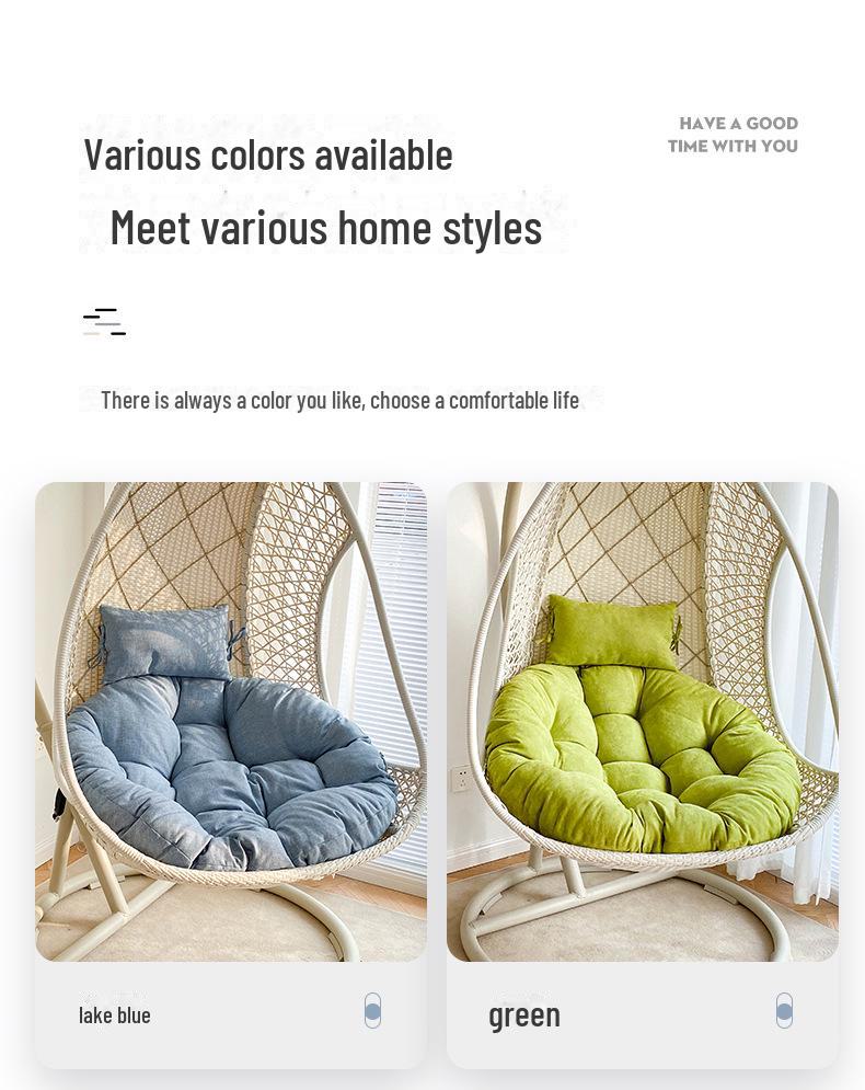 2023 Trendy Swing Hanging Chair Cushion - Bird's Nest Round Pillow for Chairs