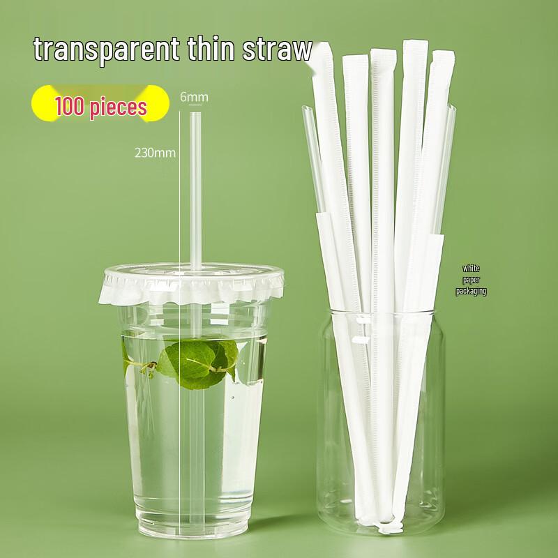 Individually Wrapped Plastic Coffee Stirring Straws