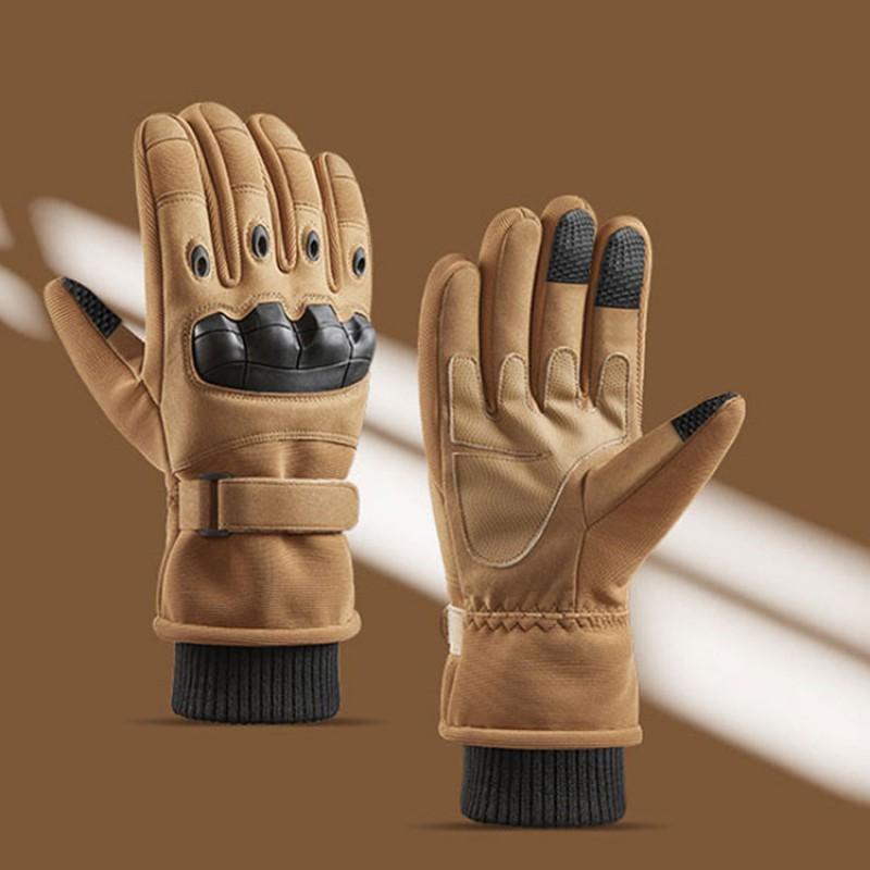 Winter Tactical Gloves Men Thick Cotton Insulated Touchscreen Skiing Motorbike Outdoor Work
