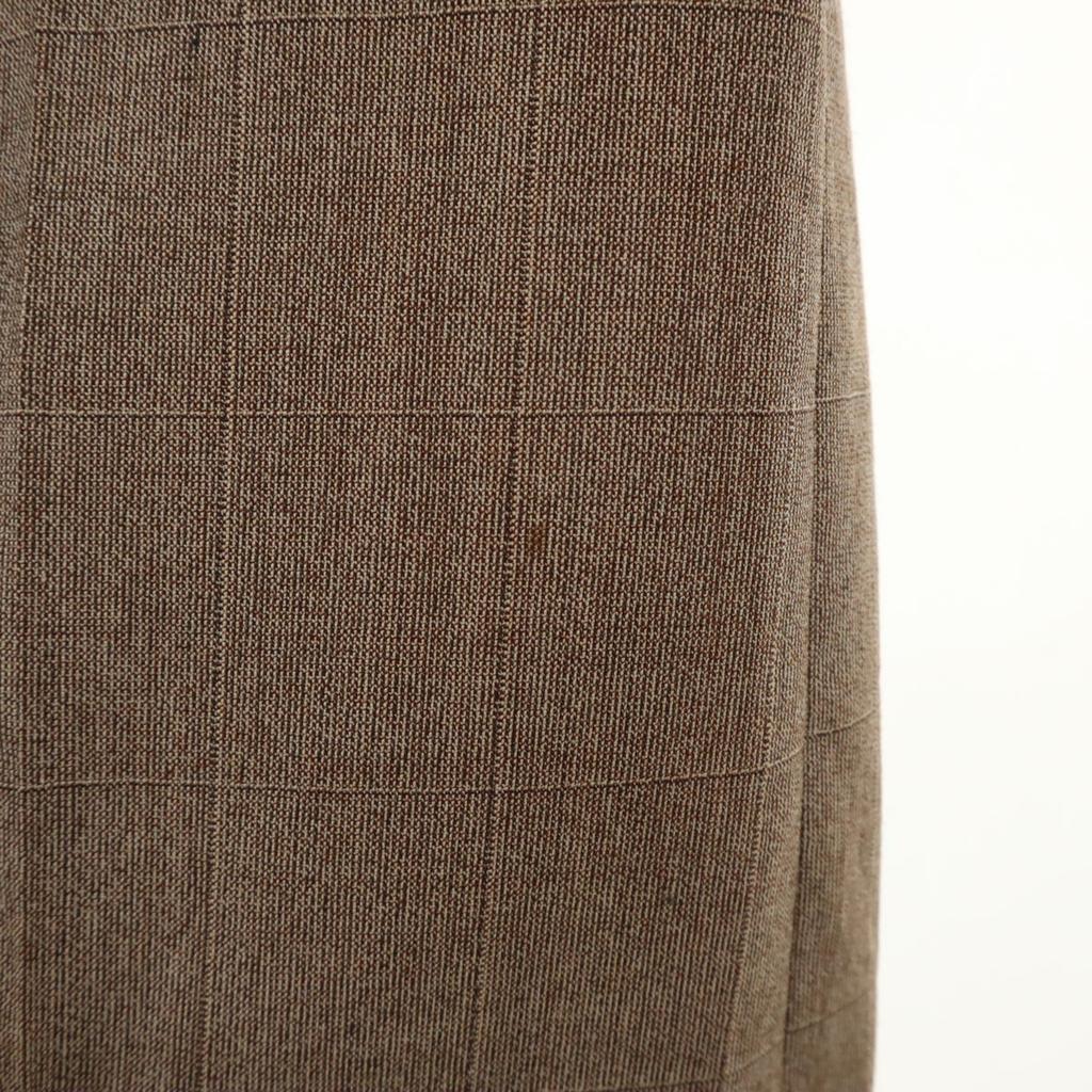 Vintage 70er 80er Karomuster Hose Braun Herren Gebraucht