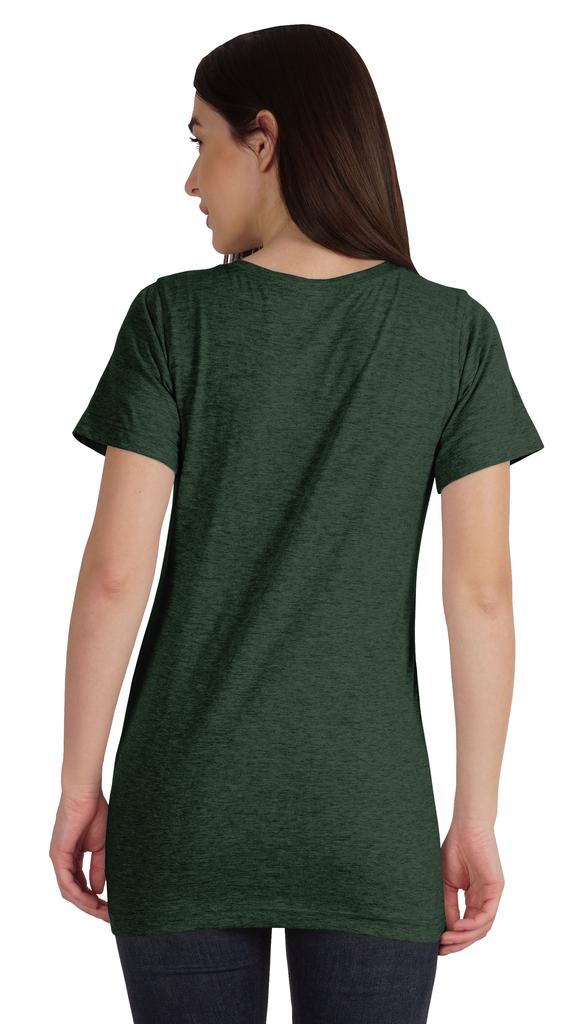 Inkmeso V-Neck Chaos Coordination Tshirt Tops For Mom Graphic Print Women