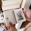 New Cherry Bow Printing Bow Printing Coin Purse Multi-Slot Tri-fold Short Wallet PU Leather Coin Pouch Women