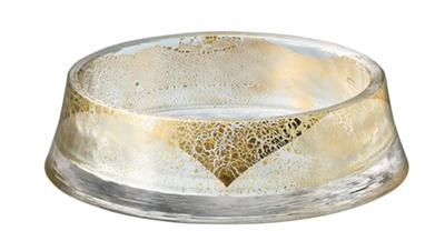 Farfurie Reversibilă Toyo Sasaki Glass 160 Mare cu Foaie de Aur Fabricată în Japonia Premiul Bun Design Farfurie Mare Farfurie Rotundă Farfurie din Sticlă Ceramică Veselă