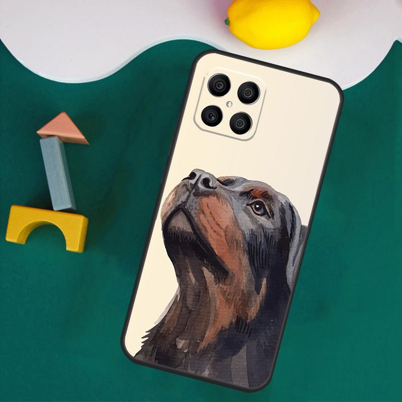 

Cartoon Rottweiler Dog Case For Honor Magic 7 Lite 5 6 Honor 200 Pro 50 70 90 Lite X9a X8a X8 X9 X8b X9c X9b Cover Honor 200 Lite