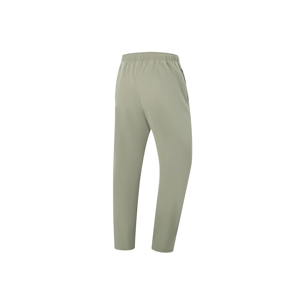 Serie Fitness Li Ning Colore Solido Vita Media Larghi Elastici Versatili Traspiranti Pantaloni Casual Pantaloni Uomo AYKV903-3