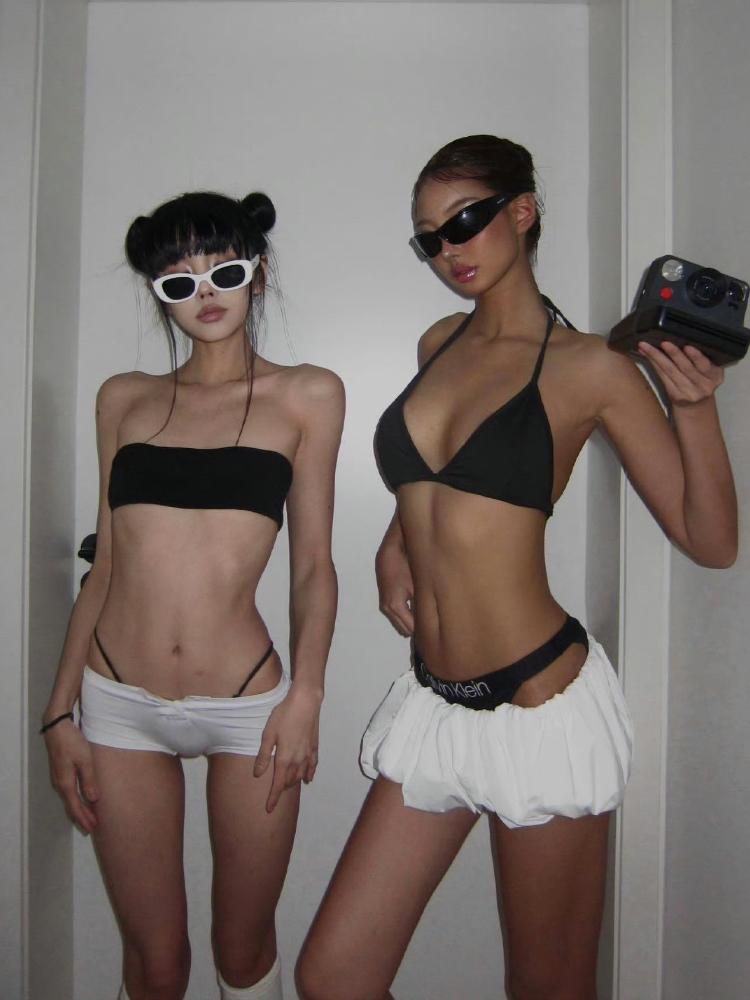 Женские юбки Y2k с рюшами и пузырьками — фото 14