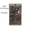 Tarot Del A Tarot Deck and Guidebook Inspired by the World of Guillermo Del Toro Novelty Book Beginners Card Game Deck Toy
