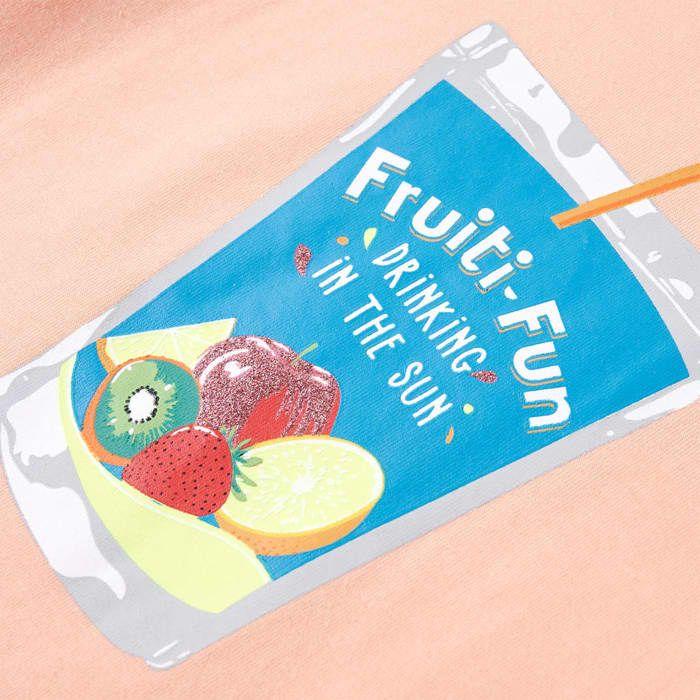 T-shirt pour enfants orange clair 92/104/116/128/140