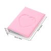 Small Heart Photocard Holder Album Portable Lightweight Photo Book with Transparent Pockets for Women Girls Kids Graduation