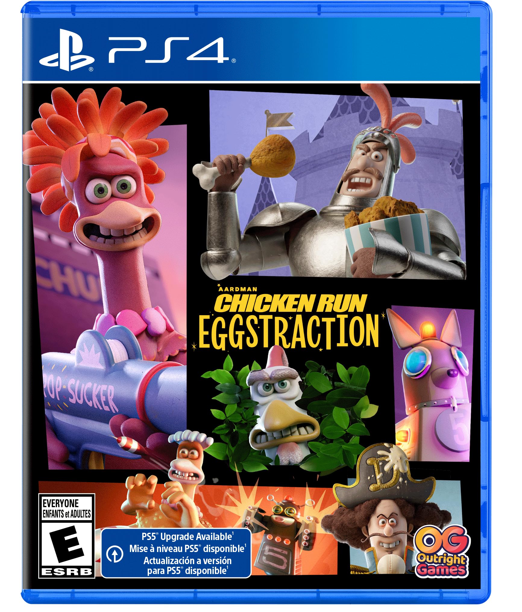 Chicken Run Eggstraction North PS4 - (Import America) - синий