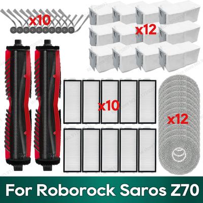 Suderinamas su Roborock Saros Z70 Priedai Dulkių maišelis Šluostė Hepa filtras Atsarginės dalys