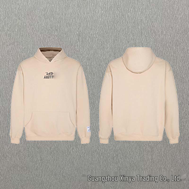 GALLERY DEPT Bluza Unisex z Kapturem Bawełniana z Plamami Farby Graffiti - Jesienna Luźna