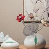 Zen Dried Flowers Vase Ornament for Dining Table, Entrance Hall, Living Room, or TV Cabinet
