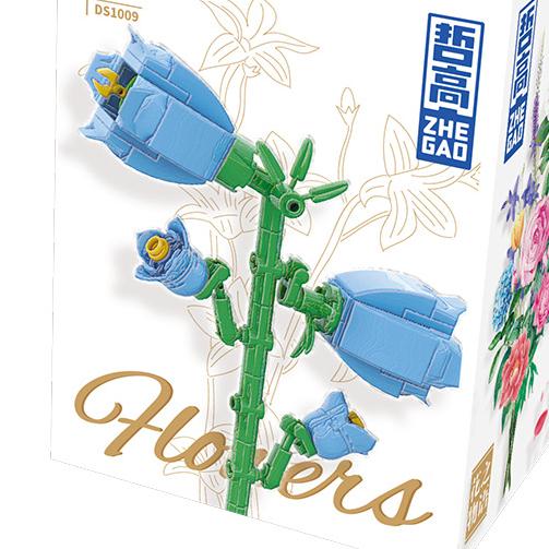 Modello Fiore Bouquet Eterno Blocchi da Costruzione Pianta Decorativa Creativa per Scrivania Casa Assemblare Mattoncini Giocattolo Educativo Regali per Bambine Bambini
