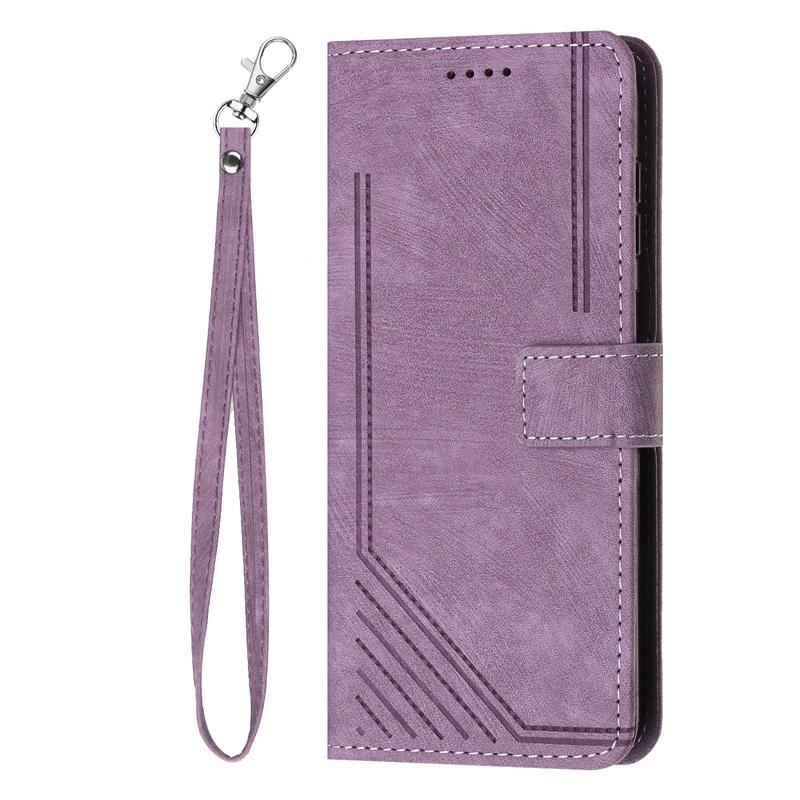 Casing For Iphone 16 15 Plus Pro Max SE4 Leather Case Wallet Long Rope Flip Strap Crossbody Shoulder Card Slots Cover
