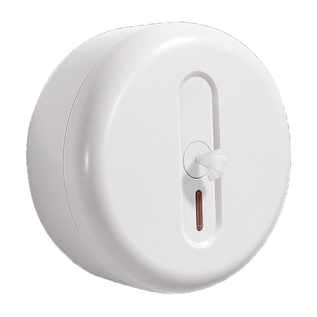 Roll Toilet Paper Holder Plastic Bath Tissue Dispenser Wall Mount for Bathroom Hotel Shopping Malls