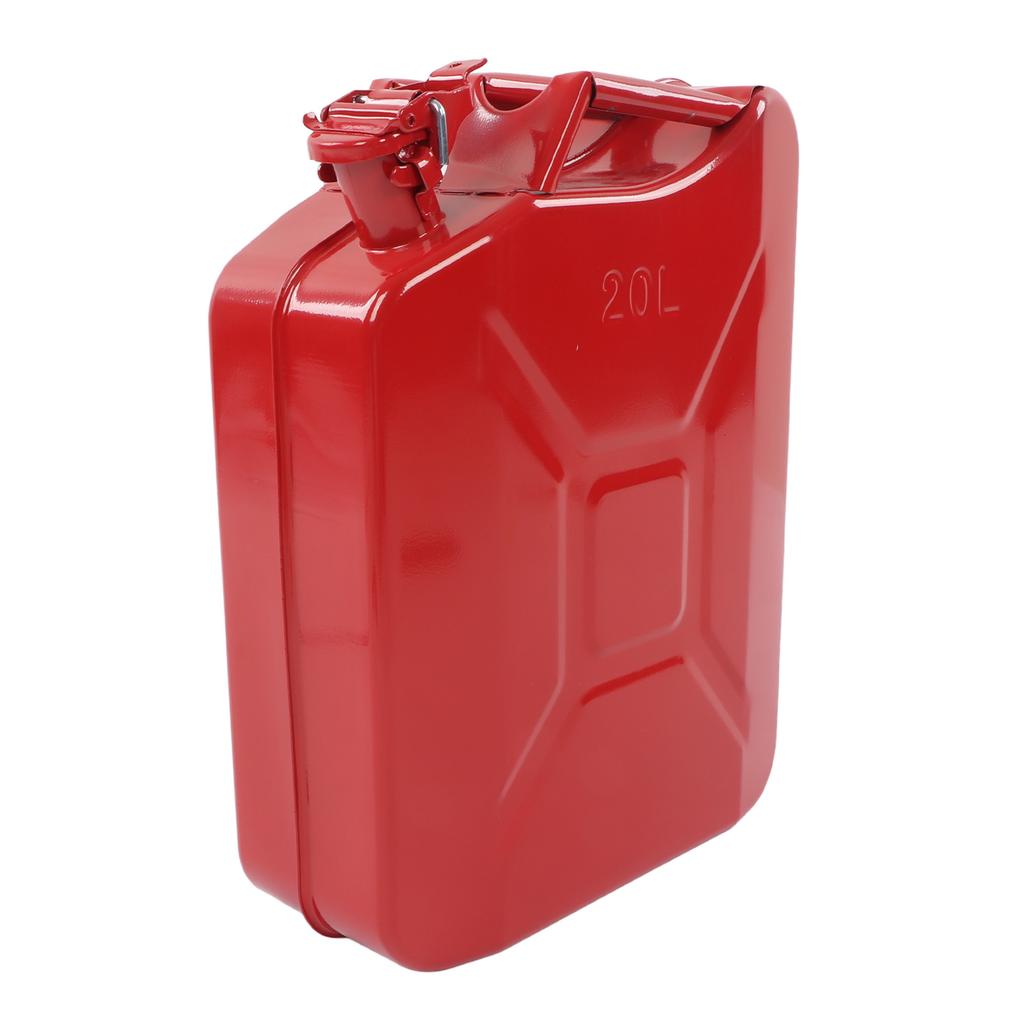 5.3 Gallon 20L Gas Can Stainless Steel Gasoline Bucket Portable Fuel Container with Self Exhaust