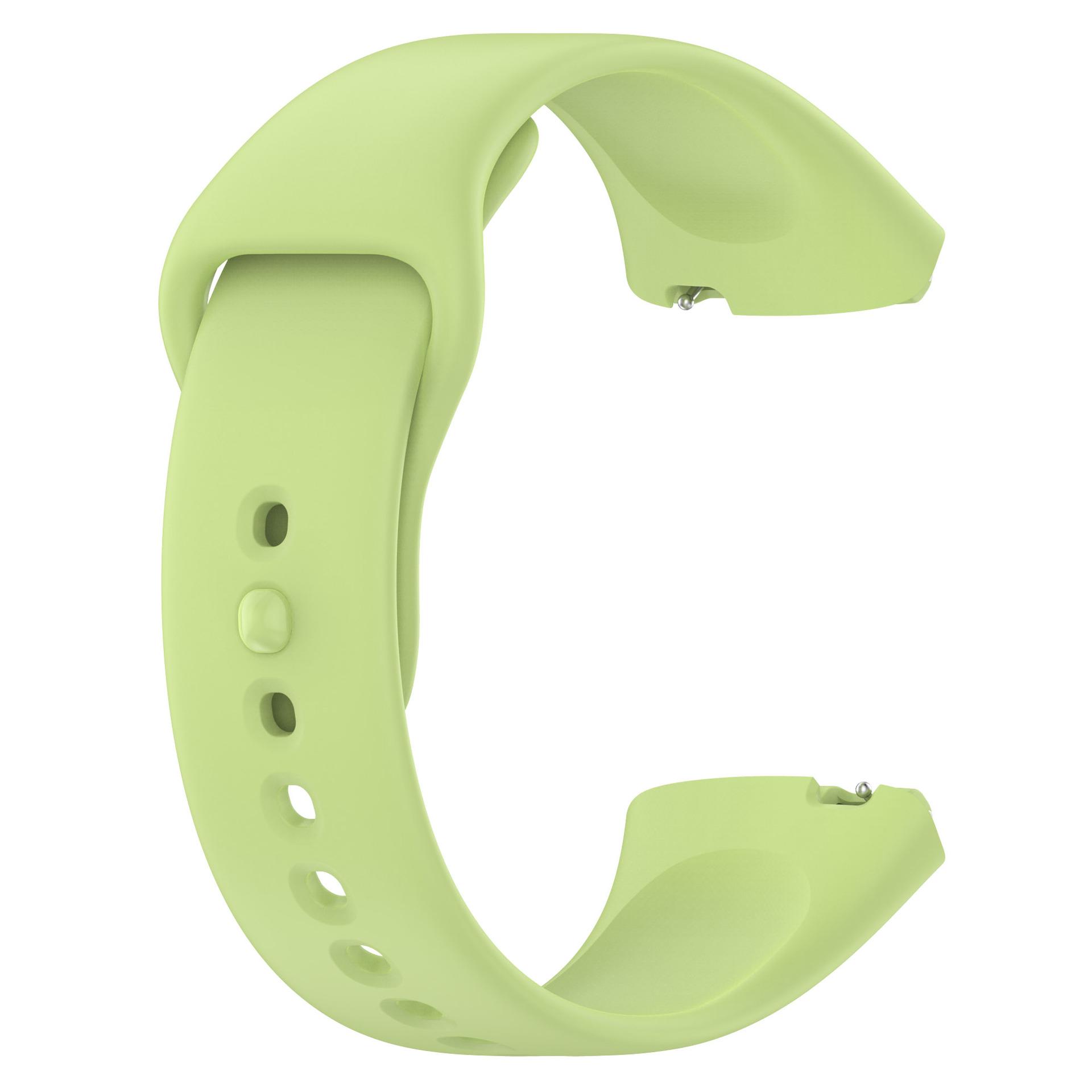 

Силиконовый ремешок для Redmi Watch 3 Active, сменный браслет для Xiaomi Mi Band Watch3 active, дышащий ремешок на запястье, ремешок for Watch 3 Active светло-зеленый