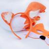 Foxes Tail and Ears Set Faux Tail Set Ears Headband Long Tail Furry Tail Ear Headband Hair Hoop