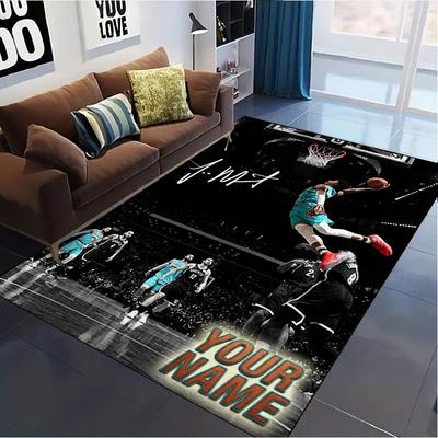 Name Custom Ja Morant Carpet Rug for Living Room Bedroom Home Sofa Decoration,Kids Play Non-slip Floor Mat