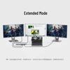 12-in-1 Dual HDMI Docking Station with Gigabit Laptop Stand and Multifunctional Base
