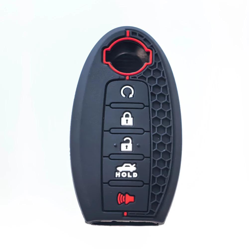 New Silicone Car Key Case Cover Keyless Remote Fob Holder For Nissan X Trail T32 Rogue Patrol Murano Htrail Maxima