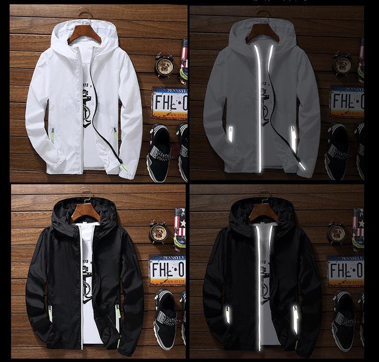 Reflective Sun Protection Windbreaker 2025: Lightweight, Quick-Dry, Breathable, Custom Logo, Men’s & Women’s Plus Sizes.
