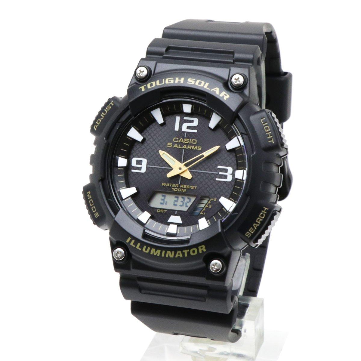 

CASIO Tough Solar Black Watch Wristwatch [P] AQ-S810W-1B/AQS810W-1B Ana-Digi Men s/Unisex [Item]