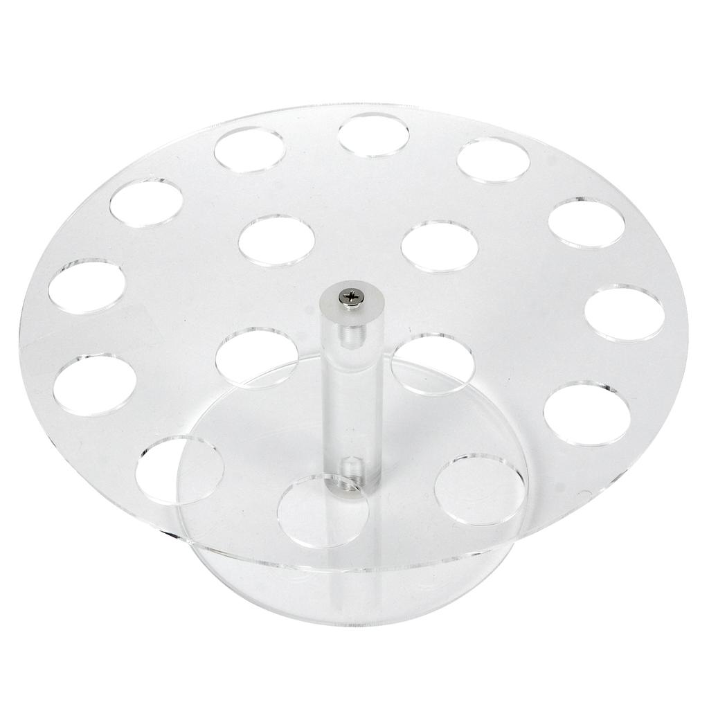 16 Holes Clear Acrylic Ice Cream Rack Cone Holder Display Stand for Home Kitchen Party Supplies