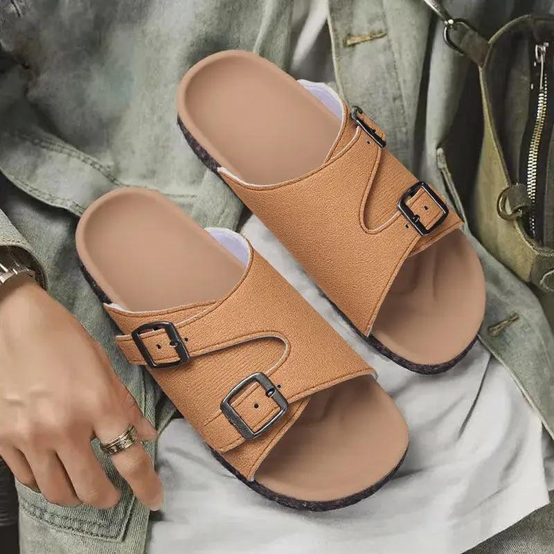 

Fashion Pvc Shoes Half Beach Slippers for Men Sandals Man Mules 2025 Fashion Y2k Clappers Original Adult Summer Sale Low Price Elegant 36-37