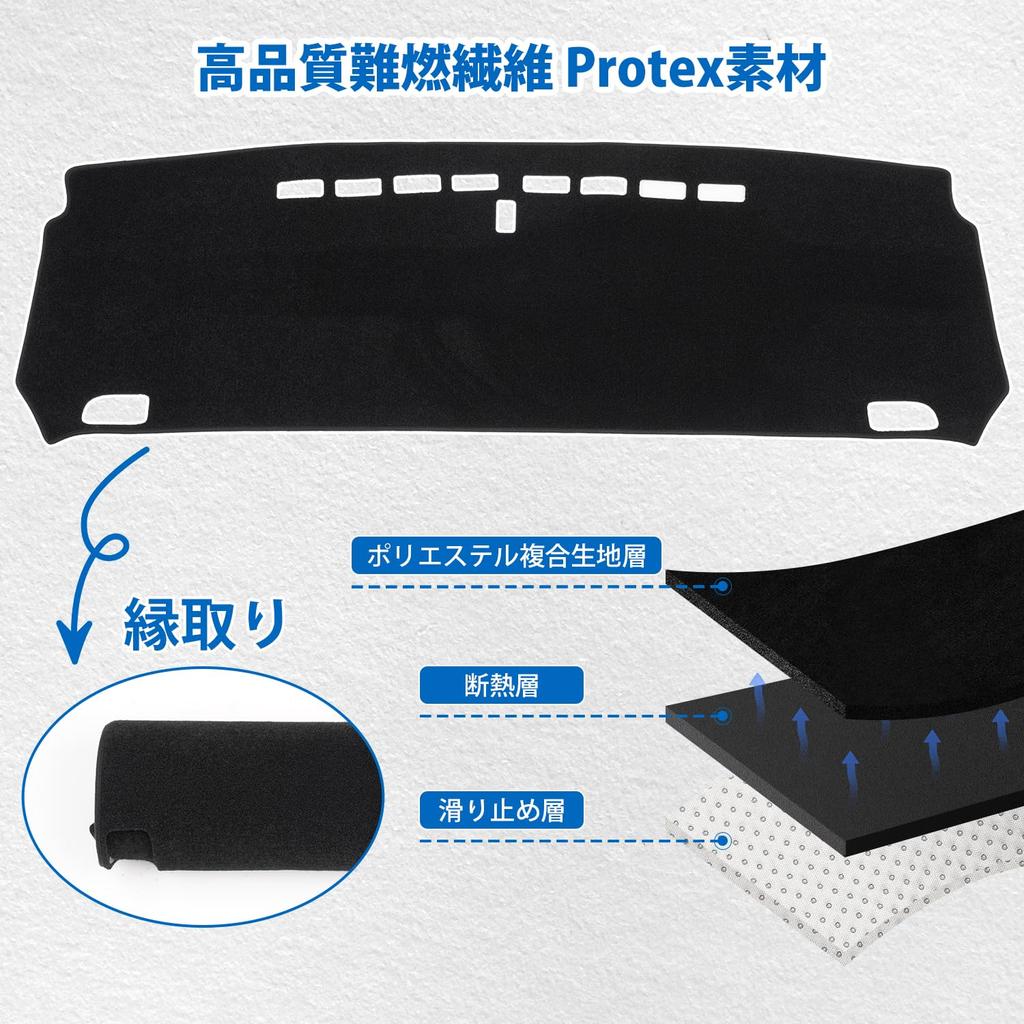 Virauto Honda Fit Dashboard Compatible with and GR8 Models February 2020 Specific Sun Reduces Prevents Car 1 Piece Set GR-Type Mat, GR1, GR2, GR3,