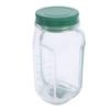 Portable Salad Jar with Leakproof Dressing Compartment Vertical Layering Side Open Reusable Salad Container for School