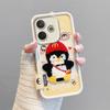 KEYSION Cartoon Cute Plush Embroidery Case for OPPO A5 Pro 5G with Lanyard Silicone Shockproof Phone Cover for OPPO A5 Pro