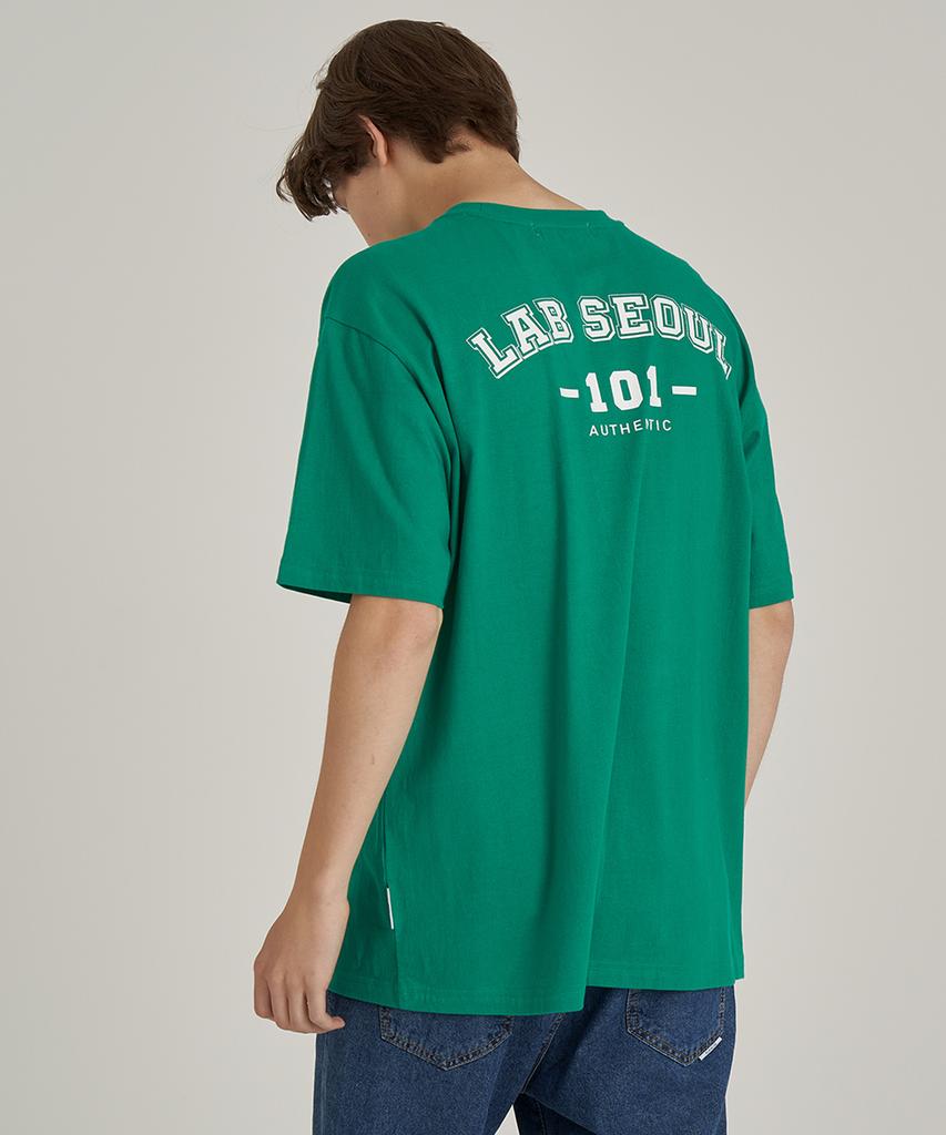 LAB101 Baseball Back Logo Tee - Green