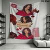 Rebel Star Wall Hanging Printed Fabric Blanket Decorative Tapestries for Bedroom Living Room Home Decor