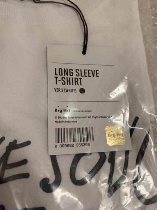 [USED] BTS MOS Official Long Sleeve T-Shirt White