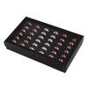 Portable Ring Ear Stud Jewelry Packaging Box 36 Slots Jewelry Organizer Holder Ring Storage Case