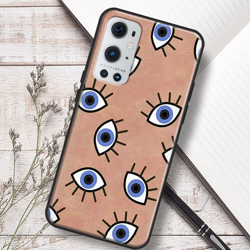 Lucky Eye Blue Evil Eye Print For Realme 10 11 Pro Plus GT Neo 5 2T C55 C35 C33 C31 C30 C21Y OnePlus Nord 3 CE 2 Lite Case