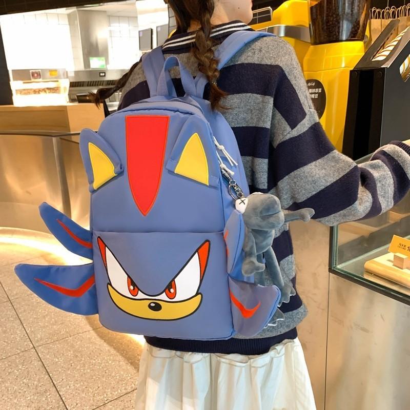 Cute Nylon Shadow Backpack For Couples Students Travelers School Bag