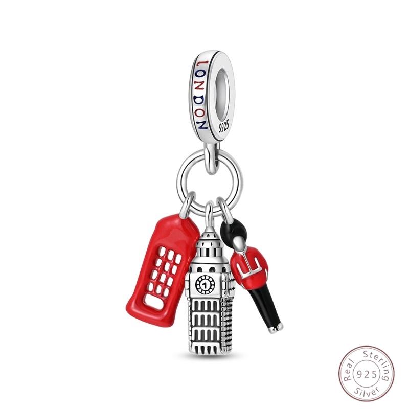 Ice&Snow Charms Copper Xmas Snowman Penguin Elk Rabbit Polar Bears Fit Original Bracelet Pendant Women Jewelry Acc