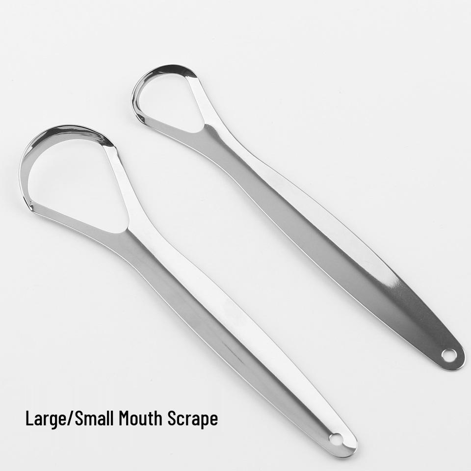 Stainless Steel Tongue Scraper and Cleaner Tool