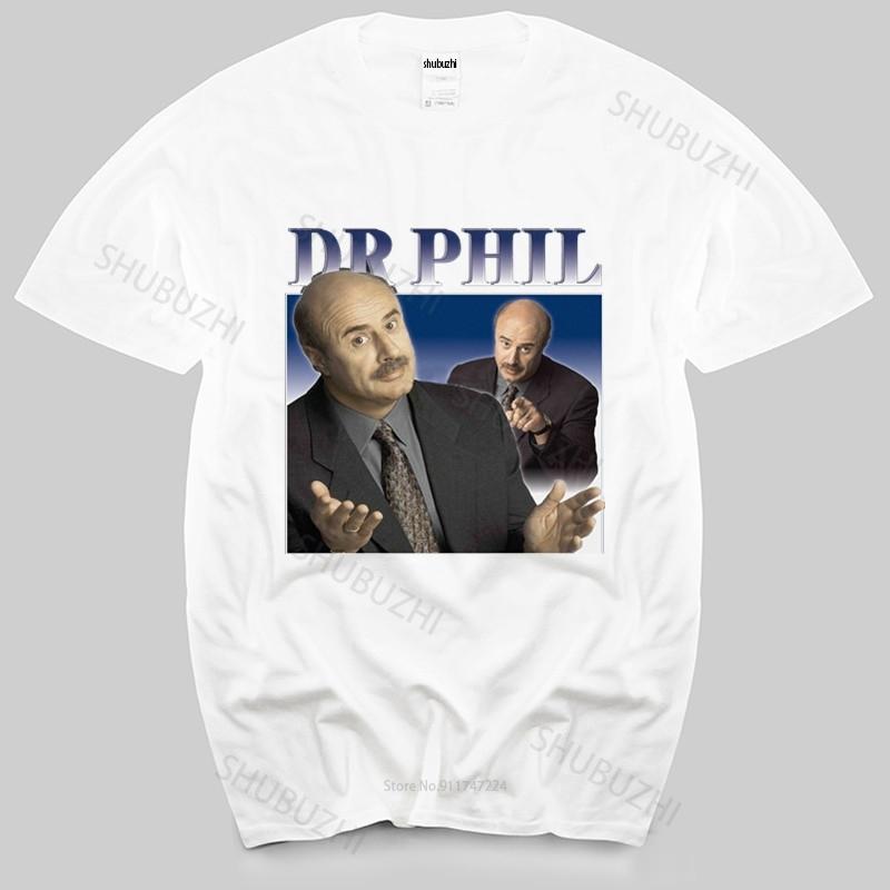 

new fashion tshirt men crew neck tees Men T shirt VINTAGE Dr Phil Tee Black Women tshirt many color tops fashion unisex tees 4XL