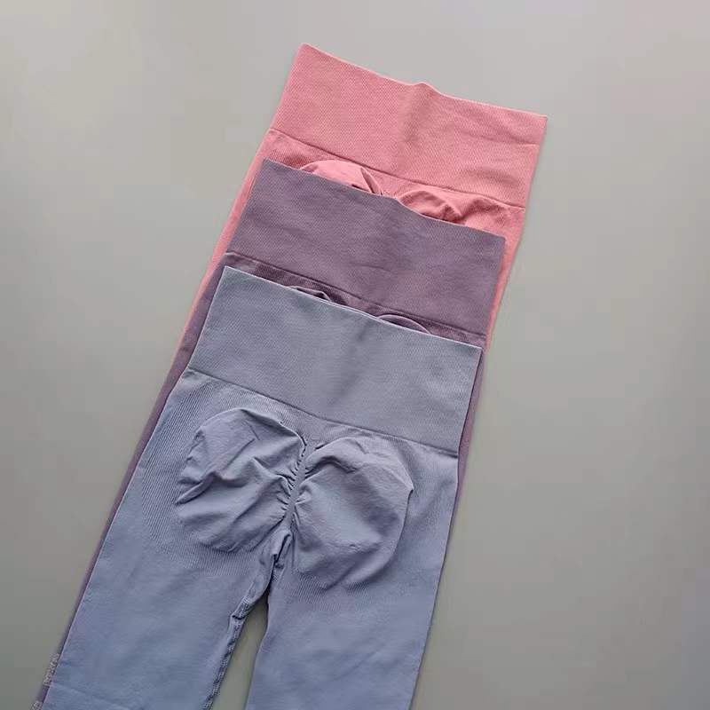 Peach Hip Sports Pants Women'S High Waist Elastic Letter Splicing Running Fitness Yoga Pants Women